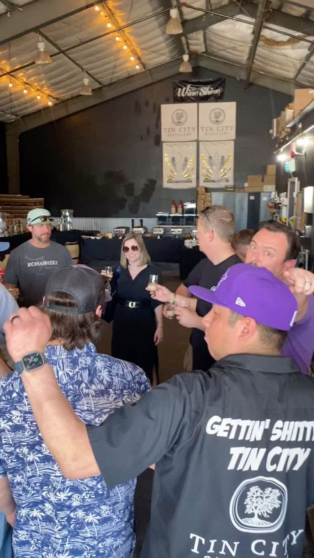 We love our crew!  We wouldn’t be @tincitydistillery without you all!  Thank you for a great par-tay!  Cheers to the gang who makes Tin City what it is; and to our loyal supporters…a huge thanks to you too!  @pronouncedbypatrick @turtlerockvineyards @rareliquidclub @hawkshillranch @eric_sanchez21 @erik_lewis_22 @lakersalldamnday @shawna_nicole_xoxo @can’tfindlucas @tincity.pasorobles @tincitypasorobles #distillery @pasoroblesdistillerytrail #cocktail #cocktails #spirits #vodka #gin #rum #brandy #whisky #whiskey #bartender #barrel #barrels #barrelclub #boozy #californialove #paso #pasorobles #slo #distillerytrail #orangecounty #centralcoast #slocal #californiaspirits #tincity #tincitypaso #pasowine #winelife #whiskeylife #bar @traubjordan