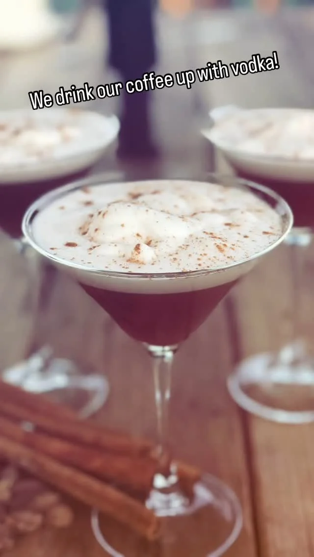 Chocolate Love Vodka was made for an espresso martini!  Come have a libation with our crew today, and take home some boozy gifts for the holidays.  Party on!  #pasorobles #whiskey #distillery #vodka #tincitypaso #tincity #cocktails #slo #boozy #gin #californialove #espresso #espressomachine #espressomartini #martini #coffee #espressolove #coffeecocktail #coffeeaddict #coffeecoffeecoffee #espressoyourself