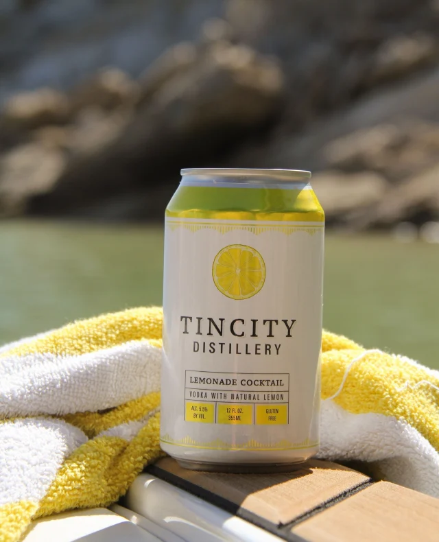 Nothing hits like a cold lemonade can on a hot lake day 🍋☀️⁠
Our boozy lemonades are made for sun, sips, and splashy afternoons.⁠
Grab yours at the distillery or your local grocery store before the water gets too low and the fun dries up!