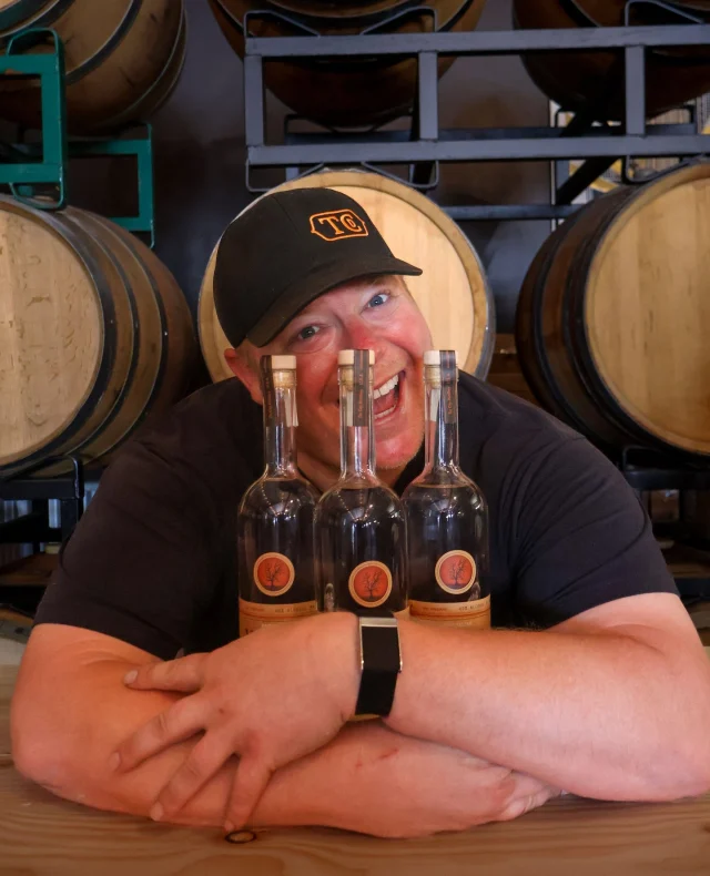 Hey Bootleggers!⁠
⁠
Look who’s got ahold of your club box bottles at the distillery! Come and take it at our pick‑up party April 25th from 7 to 9pm! ⁠
⁠
If you’re looking at that like “I want in,” use the link in our bio to sign up for our Bootleggers Club! 🥃