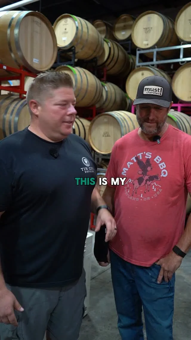 Our story 💚⁠ ⁠
⁠
Before there was a tasting room, there was a dirt lot in Tin City and five-gallon batches in a garage.⁠
⁠
If you’ve stopped in for a drink, brought a friend, or taken a bottle home, here’s how Tin City Distillery got started.
